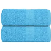 vidaXL Washandjes FROGN 2 st 30x30 cm 360 g/m² turquoise