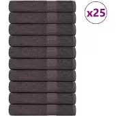 vidaXL Saunahanddoeken FROGN 25 st 80x200 cm 360 g/m² antraciet