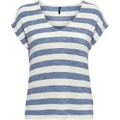 ONLY Shirt saffier / wit