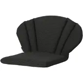 Madison Tuinstoelkussen Elegance Rib Black