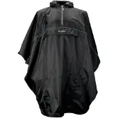 Ralka Regenponcho Waterdicht & Reflectie - Zwart - Volwassenen