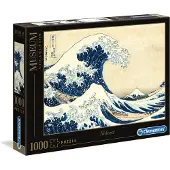 Clementoni - Puzzel - 1000 Stukjes - De grote golf van Kanagawa van Hokusai - Puzzel Voor Volwassenen - Art Collection