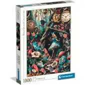 Clementoni CLE puzzel 1000 stukjes, hoge kwaliteit. Titel: "Een dag in wonderland", artikelnummer: 39888