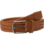 Lloyd Gevlochten riem beige, Effen