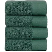 Juniper gezichtshanddoek 30x30 cm 4-pack Green