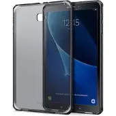 Itskins , Hoesje geschikt voor Samsung Galaxy Tab A 10.1 2016 - Spectrum Series Semi-hardcase, Transparant zwart