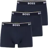BOSS Boxershorts 'Power' beige / marine / wit