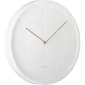 Karlsson Wandklok Echelon Circular wit - Ø 40cm