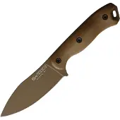 Ka-Bar BK19 Becker Nessmuk Brown, survivalmes