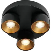 Nordlux Pitcher Ø27cm LED Opbouwspot | 3x GU10 Max 10W | Dimbaar | Zwart