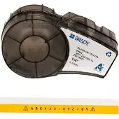 Brady M21-250-595-YL tape vinyl zwart op geel 6,35 mm x 6,40 m (origineel)