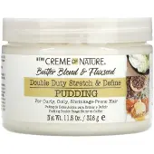 Creme of Nature butter blend & flaxseed pudding