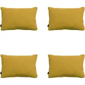 Madison sierkussen panama mustard ca. set van 4