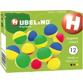 Hubelino Knikkers Twee Kleuren, 12st.