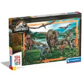 Clementoni - Kinderpuzzel - 104 Stukjes - Jurassic World - Puzzel Vanaf 6 Jaar