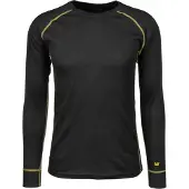 CAT Thermo Polyester Heren Zwarte Basislaag Shirt
