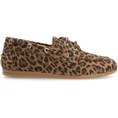 Manfield Suède leopard bootschoenen | Maat 39
