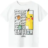 Name it Shirt 'NKMFlame Pokemon' turquoise / geel / zwart / wit