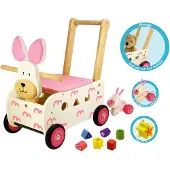 Engelhart I'm Toy Loop/duwwagen Konijn - Roze