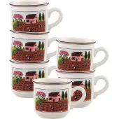 Villeroy & Boch Kaffeetassen Design Naif 200 ml Set van 6