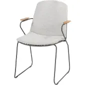 4 Seasons Outdoor Outdoor Veneto stapelbare tuinstoel - antraciet