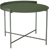 Houe Bijzettafel Edge Tray Table Olive Green Ø62