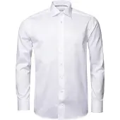 Eton overhemd contemporary fit wit signature twill katoen