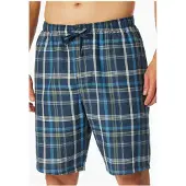 Schiesser Pyjamabroek ' Bermuda - Mix + Relax ' indigo