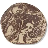 Ferm Living Dinerbord Ryu Sand/Brown 34 cm