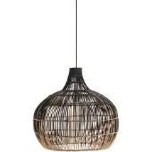 PR Home Hanglamp Martha, dimbaar, hout licht, Woon-/ Eetkamer, Hout, Hanglamp