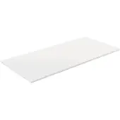 Saniclass Tops Topblad - 100x1.5x46cm - mat wit