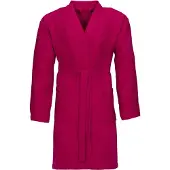 Vossen Unisex badjas ROM Pique-U cranberry L