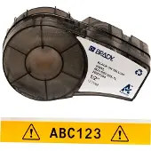 Brady M21-500-595-YL tape vinyl | zwart op geel | 12,7mm x 6,40m