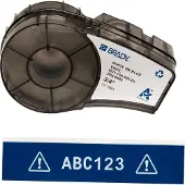 Brady M21-750-595-BL tape vinyl | wit op blauw | 19,1mm x 6,4m