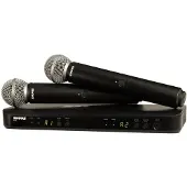 Shure BLX288E/SM58-M17 (662-686 MHz) dual handheld draadloos