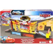 Mattel Disney en Pixar Cars Autowasstraat Klaar voor de Race - Speelset met Kleurverandering