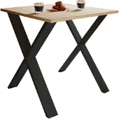 VCM Premium houten eettafel | H. 76 x B. 80 x D. 50 cm | Keukentafel Eettafel Xona X