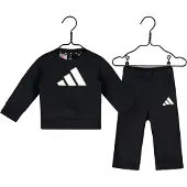 Adidas Trainingspak 'Essentials' zwart / wit