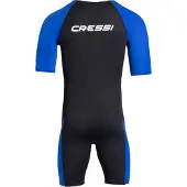 Cressi Tiburon 2 Mm Short Sleeve Shorty Blauw,Zwart S Man