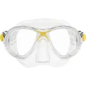 Cressi Marea Junior Diving Mask Transparant,Geel Kinderen