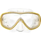 Cressi Onda Diving Mask Transparant,Geel