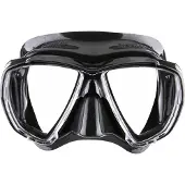 Cressi Big Eyes Diving Mask Transparant,Zwart