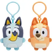 Bluey mini-pluche knuffel van 10,5 cm hoog met clip, perfect om aan tassen en rugzakken te bevestigen vanaf 3 jaar