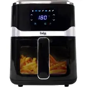 GADGY Airfryer 5L met Kijkvenster – 1400W – Digitale Heteluchtfriteuse – 7 Voorgeprogrammeerde Programma’s – Touchscreen – Tot 200°C – Gezond Frituren Zonder Olie