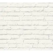 AS-Creation HORNBACH Vliesbehang 34399-2 Vliesfashion 2 steenoptiek lichtgrijs/wit