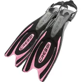 Cressi Frog Plus Diving Fins Zwart,Roze EU 36-38