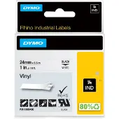 Dymo Tape 1805430 Zwart op wit (24 mm)