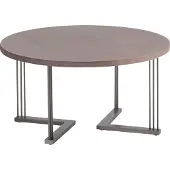 DOMUS Steph|Salontafel 80 cm in Zwart Metaal