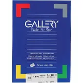Gallery witte etiketten ft 66 x 46,6 mm (b x h), ronde hoeken, doos van 1.800 etiketten
