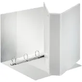 Esselte personaliseerbare ringmap PP voor ft A4 maxi rug van 7,7 cm , 4 D-ringen van 50 mm, wit - 3 stuks
